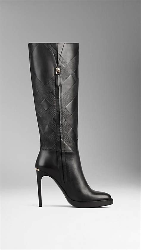 burberry lederstiefel|burberry shoes for women.